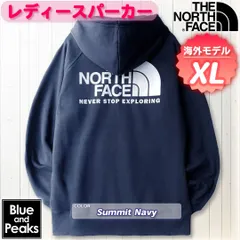 THE NORTH FACE レディースパーカー Throwback Hoodie, カラー；SummitNavy, サイズ；XL