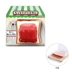 ★食パン★もっちりパンふせん　紙ふせん40枚入り　4901770741567　サンスター文具　菓子パン　いちごジャムパン