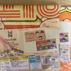 TinyTAN 寝そべりプレミアムバスタオル