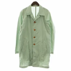 ポールスミスコレクション PAUL SMITH COLLECTION 20ss スプリングコート ステンカラーコート ロング フラワーポケット 花柄 XL 緑 グリーン ■GY19 /MWのサムネイル