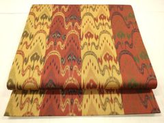 平和屋着物○小紋 矢羽間道 縞 洗える着物 AAAY0231zg