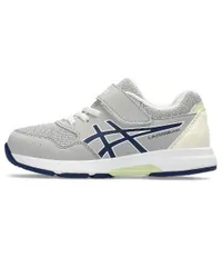 新品未使用正規品！ 送料無料(沖縄県を除く) ！asics アシックス LAZERBEAM レーザービーム 1154A174-020 グレー/ネイビー「速く走りたい」というお子さまの思いをサポート(ゴムヒモ＋1本ベルトタイプ)