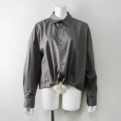 極美品 2021SS ASTRAET アストラット 5421-299-0153 スソドローコードレギュラーカラーシャツ/グレー【2400013105897】のサムネイル