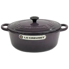♡ 新品未使用 ル・クルーゼ オーバル型 29cm ブラウン 両手鍋 楕円 美