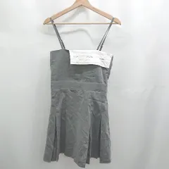 ◇ ⊂ MAJESTIC LEGON マジェスティックレゴン ノースリーブ ミニ丈 ワンピース サイズM グレー系 レディース E  【1506230022144】のサムネイル