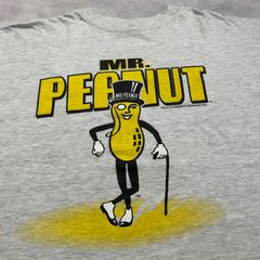 90s "MR.PEANUT" ナビスコ 企業t キャラクターt ビンテージt 古着