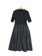 PRADA今期26SS/ショートスリーブRe-Nylonミディドレス/ベルト付 - メルカリ