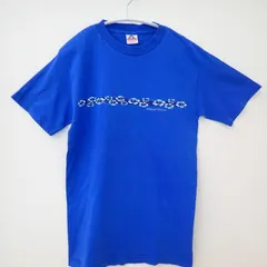 古着　ALSTYLE APPAREL&ACTIVEWEAR AAA 　アルスタイルアパレルアクティブウェア　メンズロゴTシャツ　Sサイズ　ブルー系　ハイビスカス　GUAM 　U.S.A.　グアム　サーファーTシャツのサムネイル