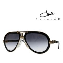 【CAZAL】 カザール　サングラス　LEGENDS　MOD.642/3　COL001　ブラック・ゴールド　国内正規品