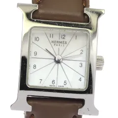 最終値下2025.1月購入 保証書付エルメスHウォッチミニエトゥープ