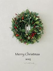 SALE‼️ 針葉樹とベルの横長スワッグ 37cm - メルカリ