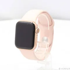 〔中古品〕 Apple Watch Series 6 GPS + Cellular 40mm ゴールドアルミニウムケース ピンクサンドスポーツバンド【262】
