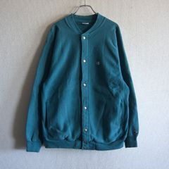 【USA製】CHAMPION【90s スナップ カーディガン】L チャンピオン リバースウィーブ 90年代 25070113