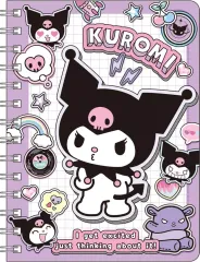 【新品】ノート・メモ帳 クロミ B6リングノート ペタペタステッカーズ 「サンリオキャラクターズ」