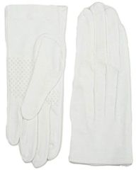 ホワイト_レディースXS 〔サンダイ〕 抗菌 防臭手袋 3色展開 綿100％ シリコン滑り止め付き 手袋 メンズ レディース (ホワイト, レディースXS)