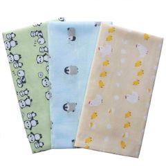 新品 日本製 ふんわり ガーゼ 手ぬぐい かわいい ガーゼ タオル 綿100% (A.パンダ、ペンギン、ひよこ 3枚)のサムネイル