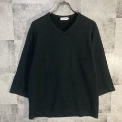 日本製 Sans Limite サンリミット フットボールTシャツ コットン 裏起毛 ブラック