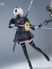 NieR 2B コスプレ 武器付き Amazon | Plazhen ニーアオートマタ コスプレ 2B ヨルハ二号B型