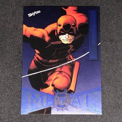 Daredevil / デアデビル 2022 Upper Deck Marvel Metal Universe Spider-Man Neon Blue Light FX #21