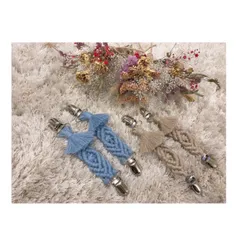 マクラメブランケットクリップ