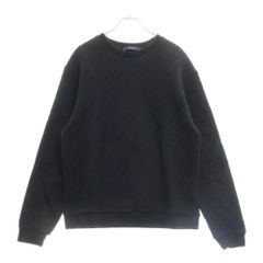 LOUIS VUITTON (ルイヴィトン) 22AW ロゴ モノグラム トレーナー スウェット 長袖 ブラック RM222V NS0 HNY02W