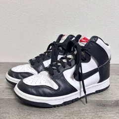 NIKE DUNK HIGH ダンクハイ DD1869-103 スニーカー 23.5cm 白×黒 パンダダンク