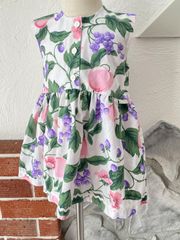 【Size90】vintage フルーツ柄 ワンピース ヴィンテージ