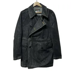 美品 HAMNETT キャサリンハムネット チェックウールメルトン マリン