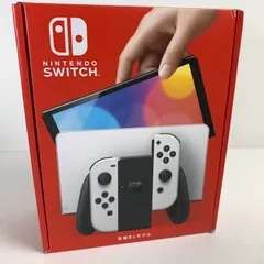 【中古美品】 未使用品 Nintendo Switch(有機ELモデル) Joy-Con(L) (R) ホワイト 任天堂 スイッチ 本体 【034-250514-nm-11-fuz】