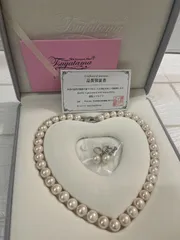 I【ヴィンテージ】パール ネックレス イヤリング 淡水パール レディース アクセサリー 冠婚葬祭