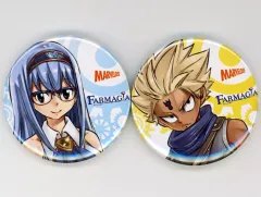 【中古】バッジ・ビンズ イメロ&チーカ オリジナル缶バッジ2個セット 「PS5/Switchソフト FARMAGIA(ファーマギア)」 よろずやショップびっく宝島購入特典