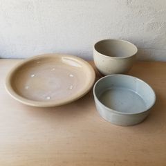 ※【わけあり処分品】食器セット　石皿 ボール 中鉢  大皿 どんぶり 民藝  作家