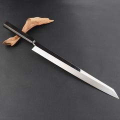 11108 鏡面仕上げ 切付柳刃包丁 尺 刃は究極の切れ味 黒檀黒水牛角八角柄 11341切付包丁 尺二 刺身包丁 鏡面仕上げ 刃は究極の切れ味黒檀黒水牛