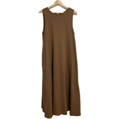 green label relaxing(グリーンレーベルリラクシング) ワンピース サイズ36 S レディース - ライトブラウン ノースリーブ/マキシ丈