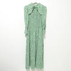 美品 21AW SNIDEL スナイデル ロング デコルテオープンドット 美品 21AW SNIDEL スナイデル ロング デコルテオープンドット