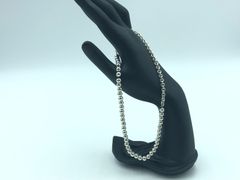 おむらいす様専用　【管理番号114】 廃盤品 TIFFANY＆Co.  ティファニー  シルバー 925   ボール チェーン ブレス 全長約37㎝