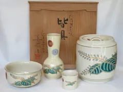 2447 茶道具 皆具 飛青磁 鼓形 横山瑞祥作 2447 茶道具 皆具 飛青磁 鼓形 横山瑞祥作 - メルカリ