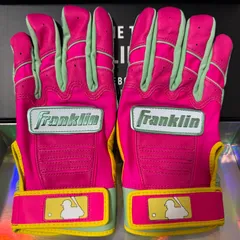 Franklin Custom CFX Pro ピンク パドレスモデル Sサイズ バッティンググローブ ⭐︎ フランクリン 野球 革手 ナイキ NIKE ミズノ ZETT SSKのサムネイル