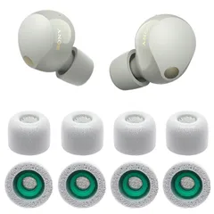 【即日発送】フィルター付 Fit in 耳垢ガード the Case 低反発ウレタン製 遮音性 滑り止め 8個 柔らかい 交換用 付けたまま充電可能 フィット感向上 WF-1000xm5 メモリーフォーム スポンジ ソニー用 SONY用 イヤーチップ イヤーピ