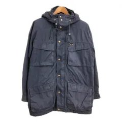 80年代 Eddie Bauer エディーバウアー マウンテンパーカー アウトドア ネイビー (メンズ L) 中古 古着 T1715