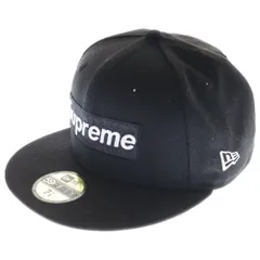 SUPREME (シュプリーム) 20AW ×New Era World Famous Box Logo ニューエラ ワールド フェイマス ボックス ロゴ ベースボールキャップ 帽子 ブラック