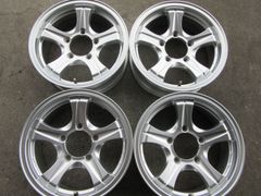 送料込み！　ジムニー用　ウエッズ　キーラー　16インチ　5.5J　139.7　5H　+19　アルミホイール4枚セット