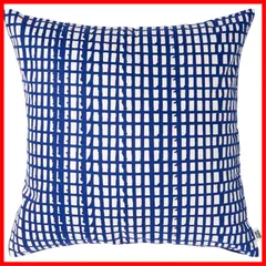 【在庫わずか】北欧雑貨 クッションカバー Studio ルネ・デュー Hilla ピック ブルー 45×45cm 2430003
