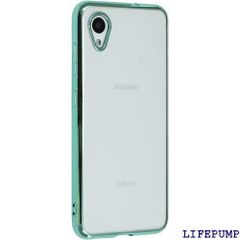 Galaxy A22 5G ケース TPU color GalaxyA22 ソフトケース 透明 カバー クリアケース スマホケース 薄型 保護 耐衝撃 ギャラクシーA22 SC-56B SC56B doo ライトグリーン A693GA22LG 1139