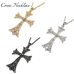 大きめが可愛いゴシッククロスネックレス