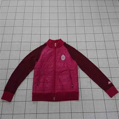 ◇ ⊇ KAPPA カッパ ボーダー 長袖 ニット ブルゾン サイズL ピンク系ブラック系 レディース E  【1509180008961】のサムネイル