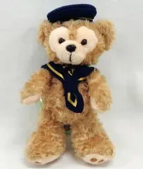 【中古】ぬいぐるみ ダッフィー(セーラーカラーと帽子) ぬいぐるみバッジ レギュラーコスチューム 「ディズニーベア」 東京ディズニーシー限定 