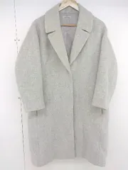 ◇ JOURNAL STANDARD relume ウール 長袖 チェスターコート サイズ S グレー レディース  【中古】 【1204220002465】