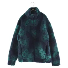 LOUIS VUITTON (ルイヴィトン) RM231M SQ9 HOY15W モノグラムジャカードカモフリースジャケット ブルゾン グリーン/ネイビーのサムネイル