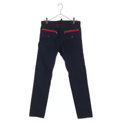 DSQUARED2 (ディースクエアード) 12AW コーデュロイ切替 デニムパンツ プッシュパンツ S74KA0501 インディゴ